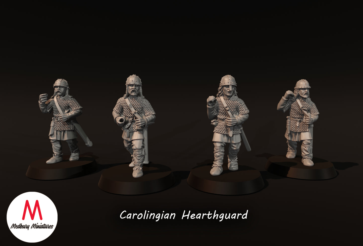 Carolingian Hearthguard - Medbury Miniatures