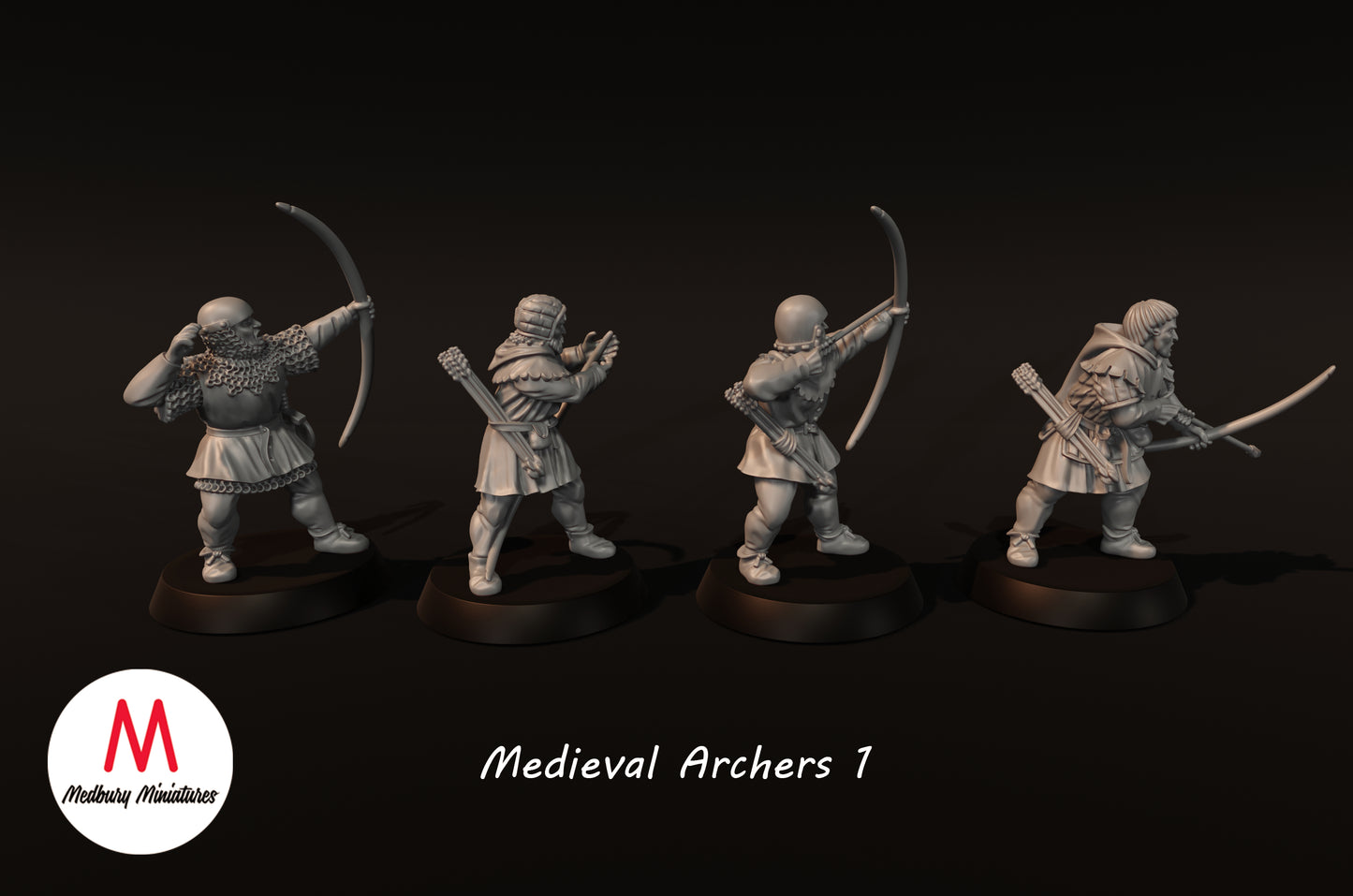 Archers médiévaux 1 - Medbury Miniatures