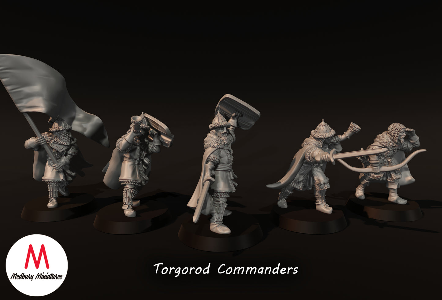 Torgorod Commanders - Medbury Miniatures