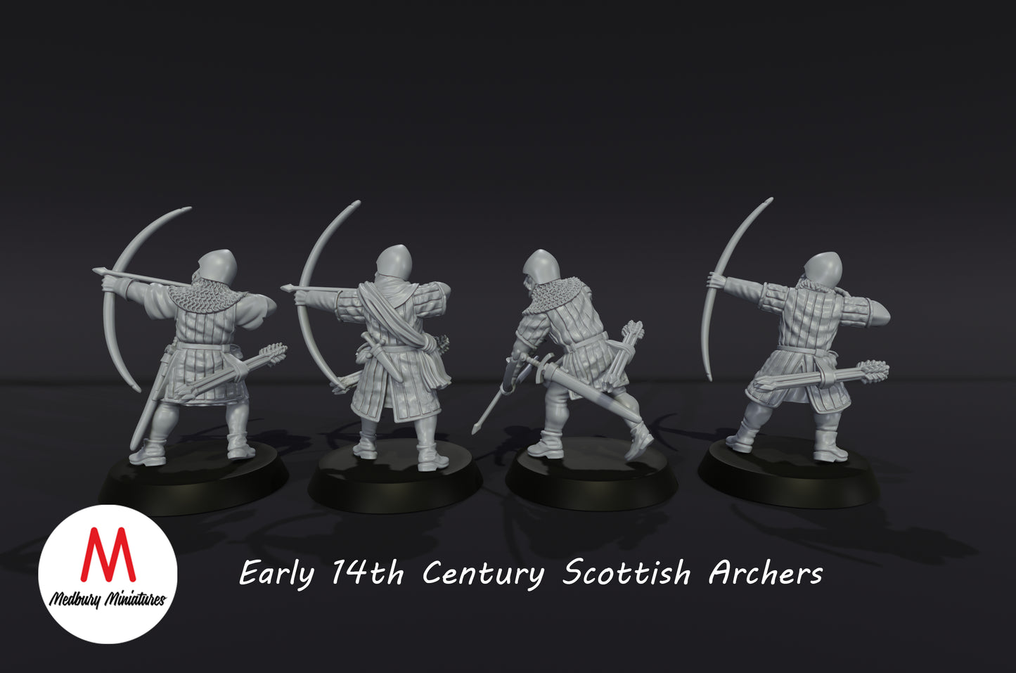 Archers écossais du XIVe siècle - Medbury Miniatures