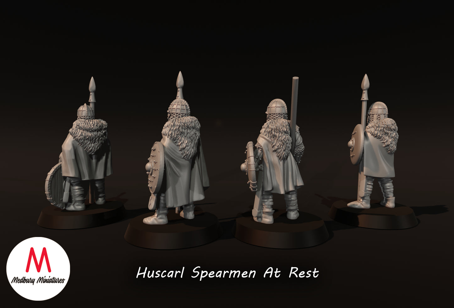 Lanciers Huscarl au repos - Medbury Miniatures