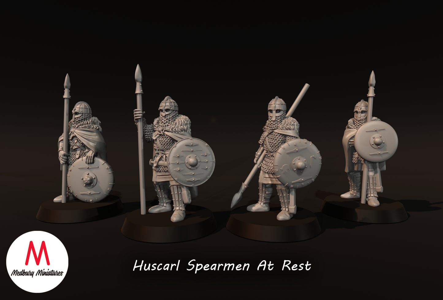 Lanciers Huscarl au repos - Medbury Miniatures