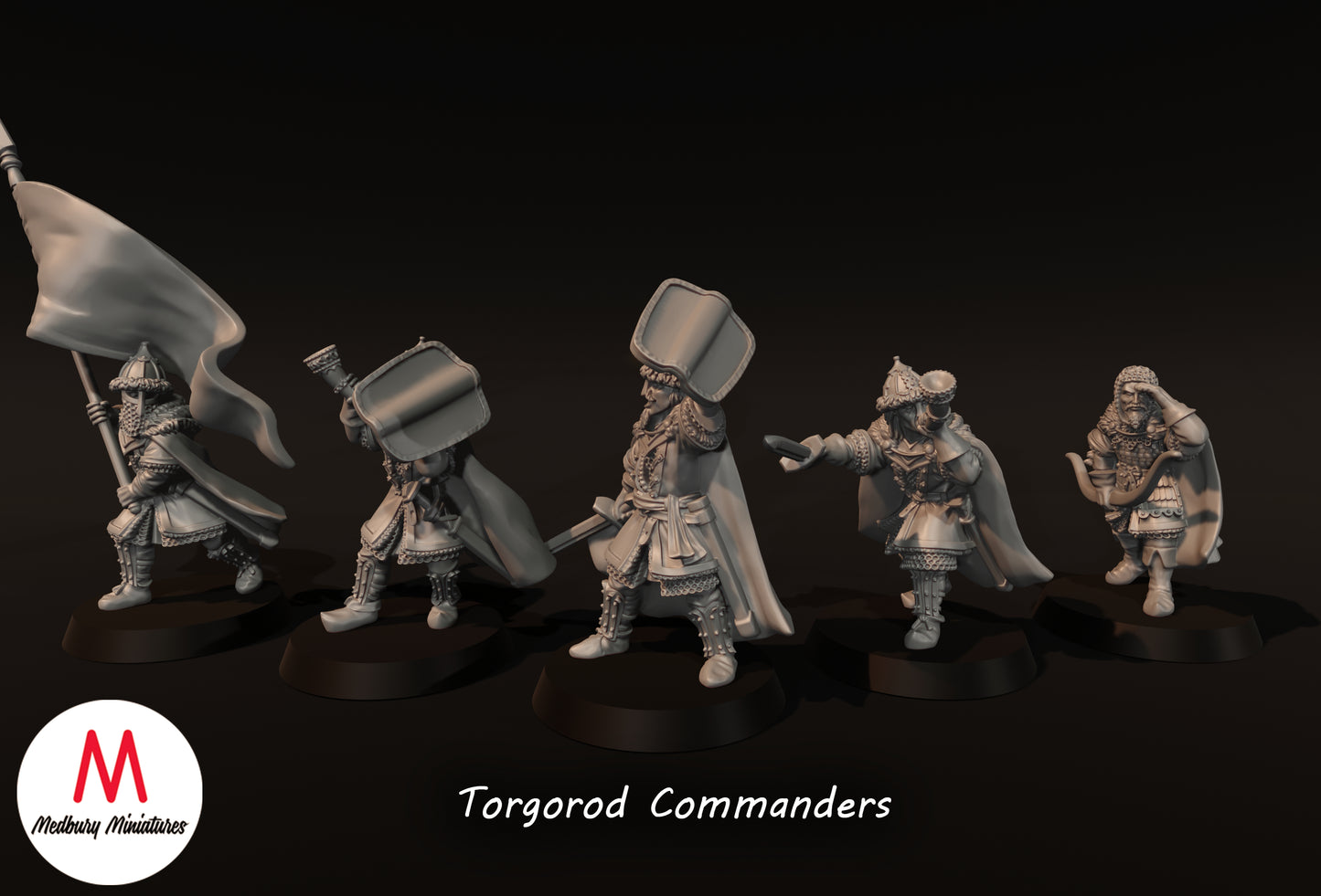 Torgorod Commanders - Medbury Miniatures