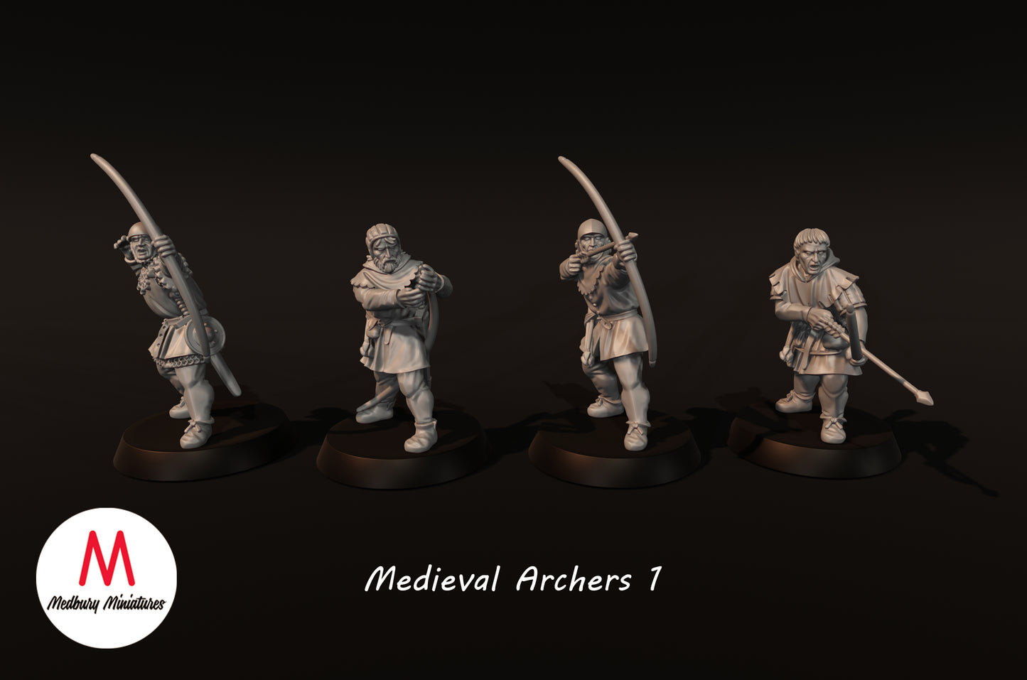 Archers médiévaux 1 - Medbury Miniatures