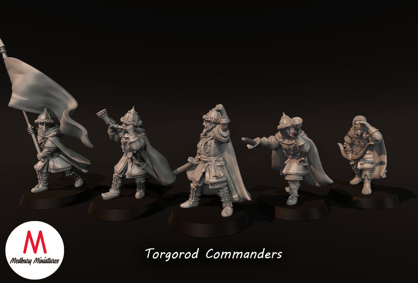 Torgorod Commanders - Medbury Miniatures