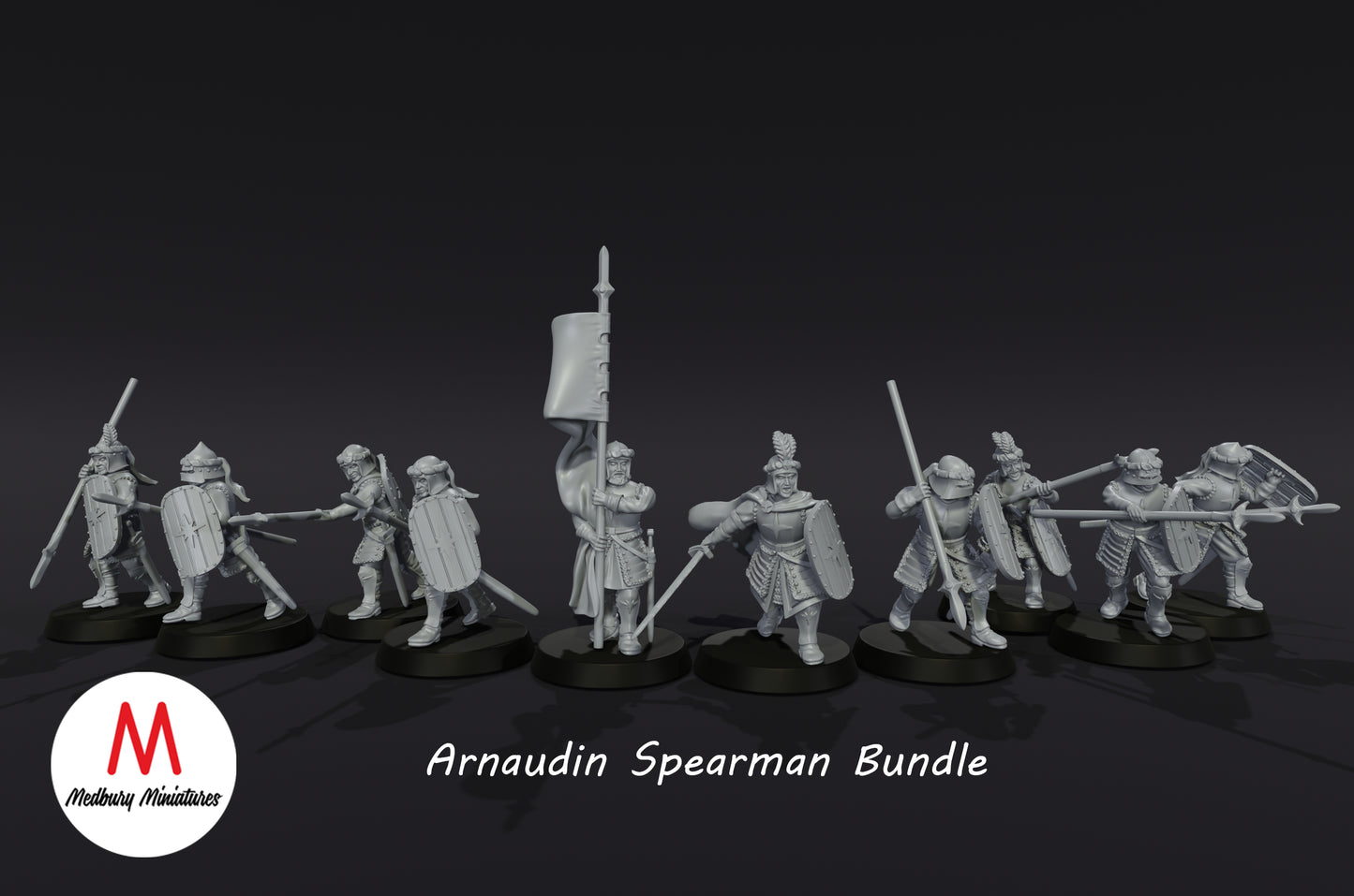 Arnaudin Speerkämpfer-Paket - Medbury Miniatures