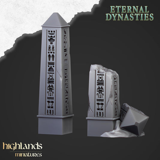 Antiker Obelisk - Highlands Miniatures