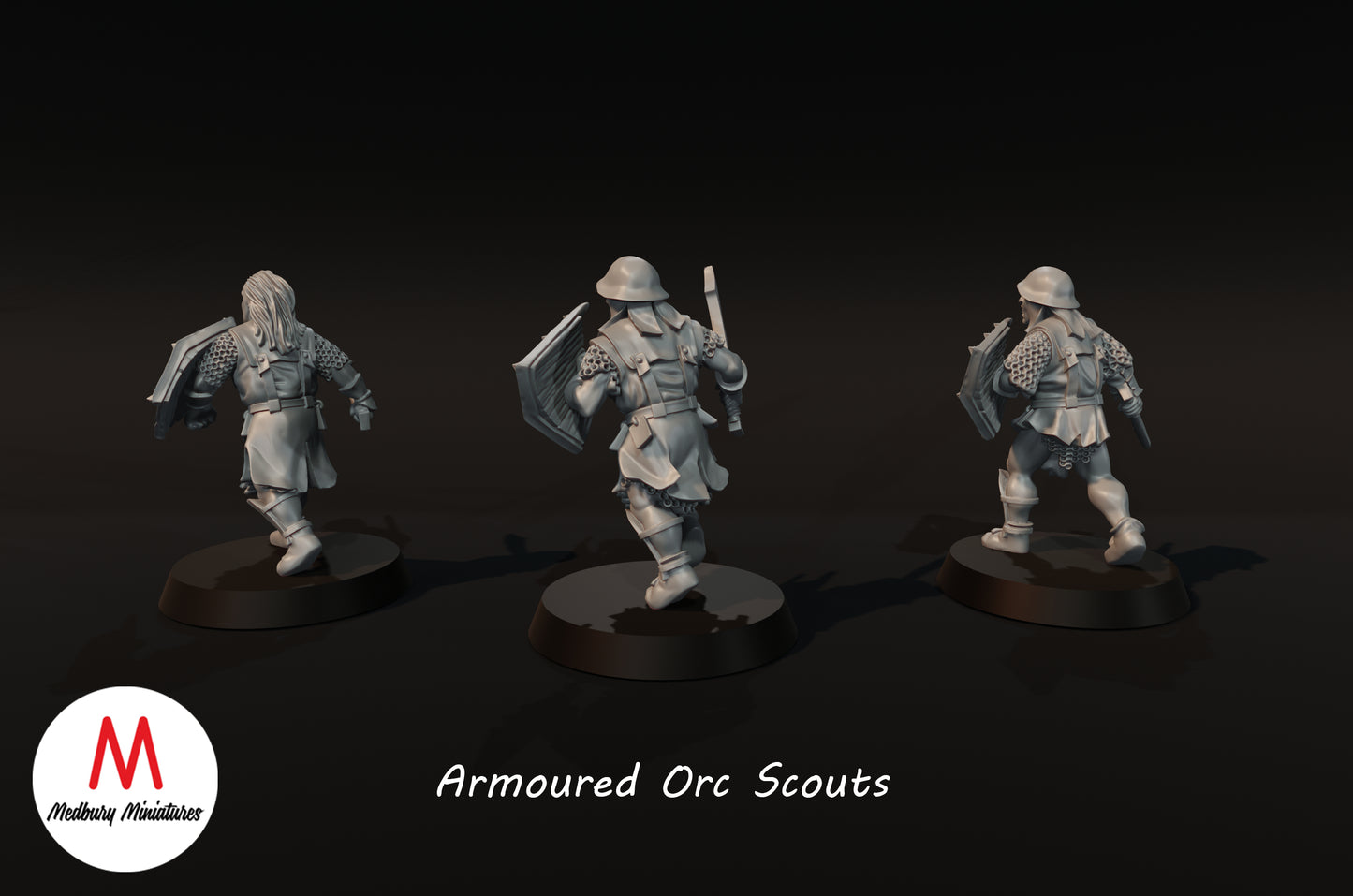 Armoured Orc Scouts - Medbury Miniatures