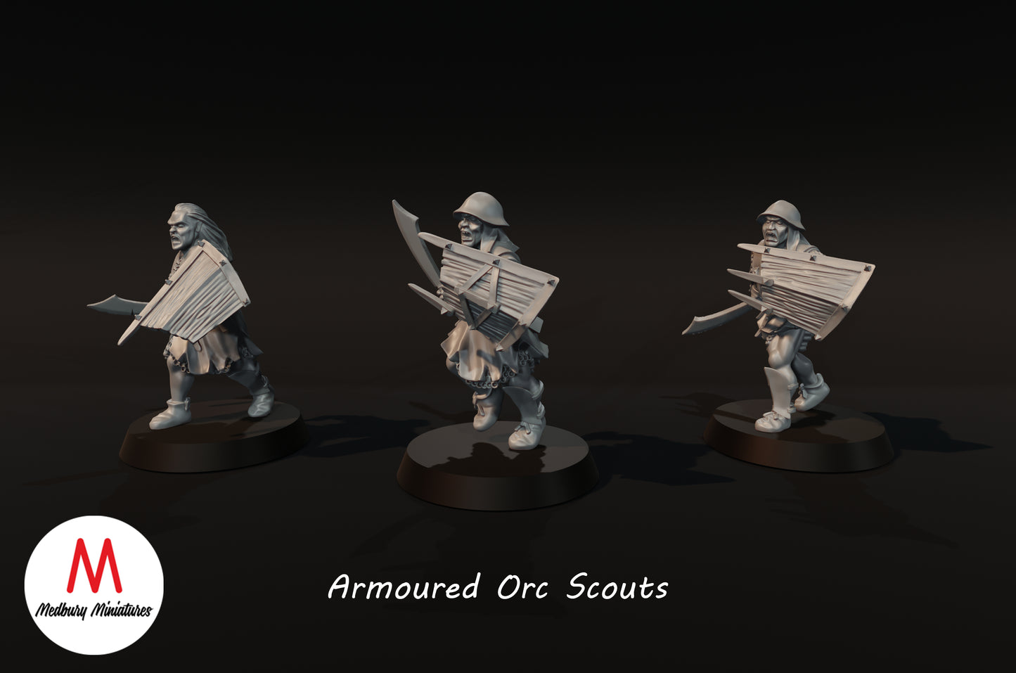 Armoured Orc Scouts - Medbury Miniatures