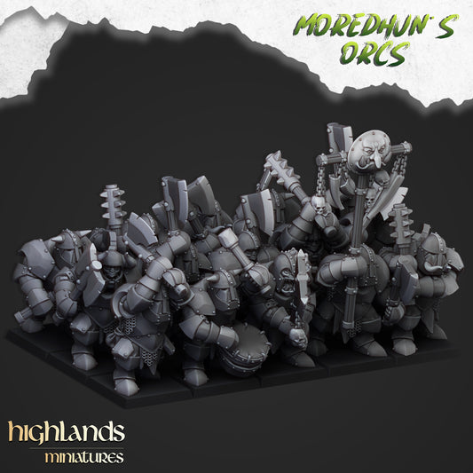 Armoured Orcs - Highlands Miniatures