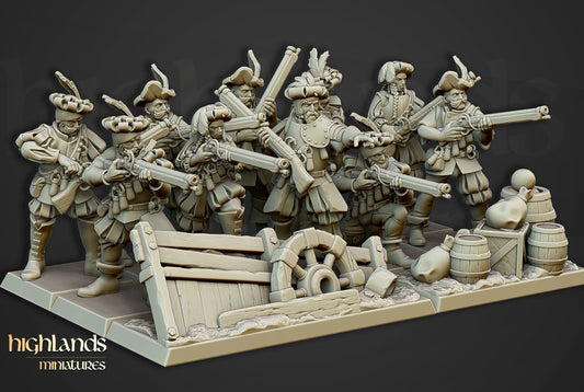 The Arquebusiers Unit - Highlands Miniatures