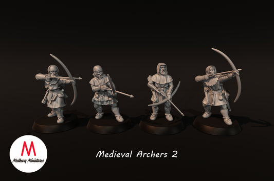 Archers médiévaux 2 - Medbury Miniatures