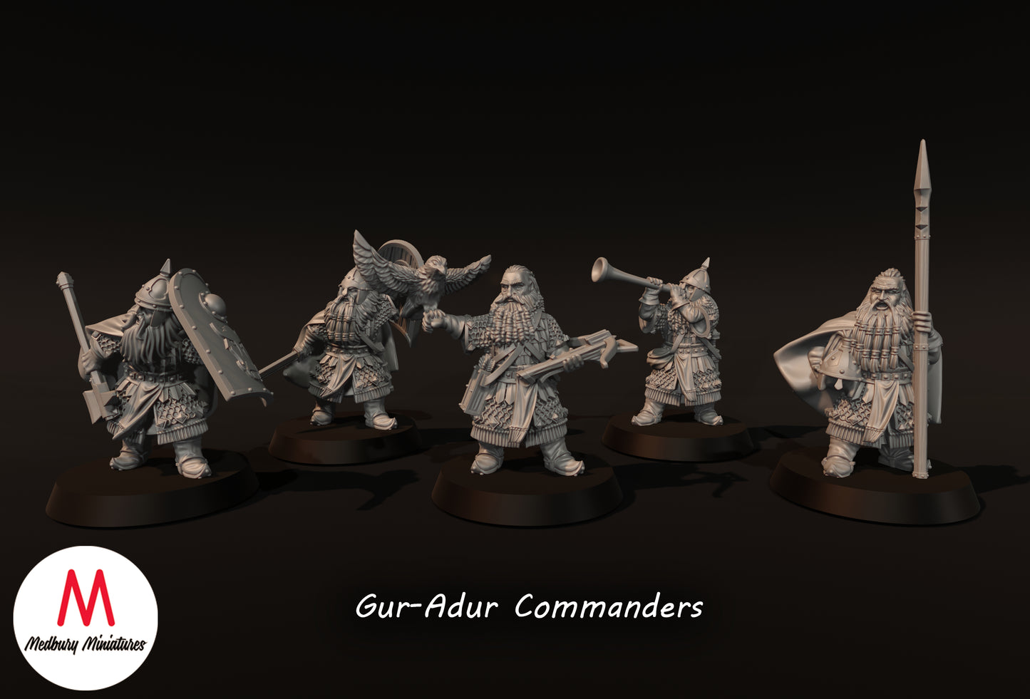 Gur-Adur Commanders - Medbury Miniatures