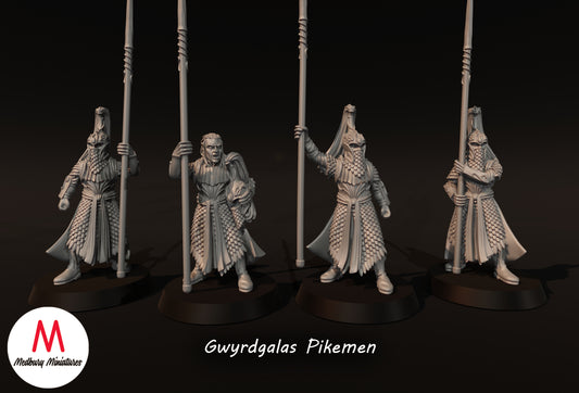 Gwyrdgalas Pikeniere - Medbury Miniatures