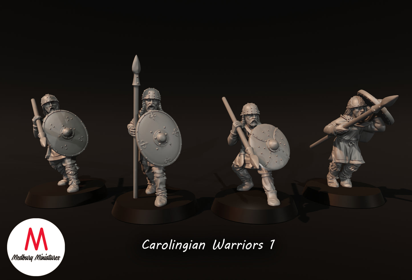 Guerriers Carolingiens 1 - Medbury Miniatures