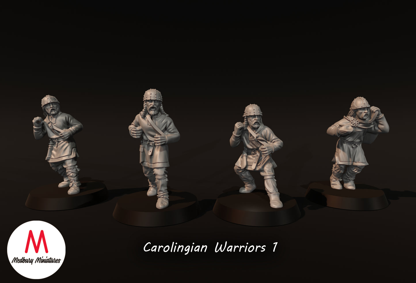 Guerriers Carolingiens 1 - Medbury Miniatures