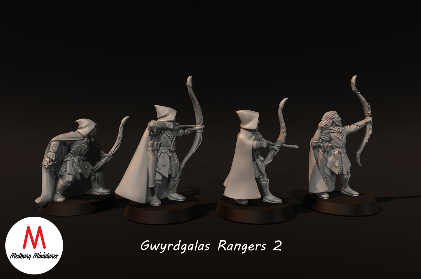 Gwyrdgalas Rangers 2 - Medbury Miniatures