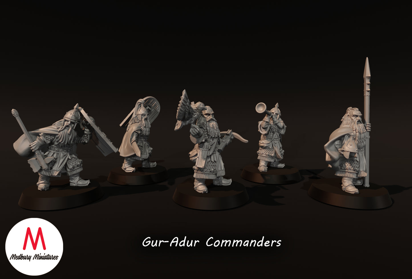 Gur-Adur Commanders - Medbury Miniatures