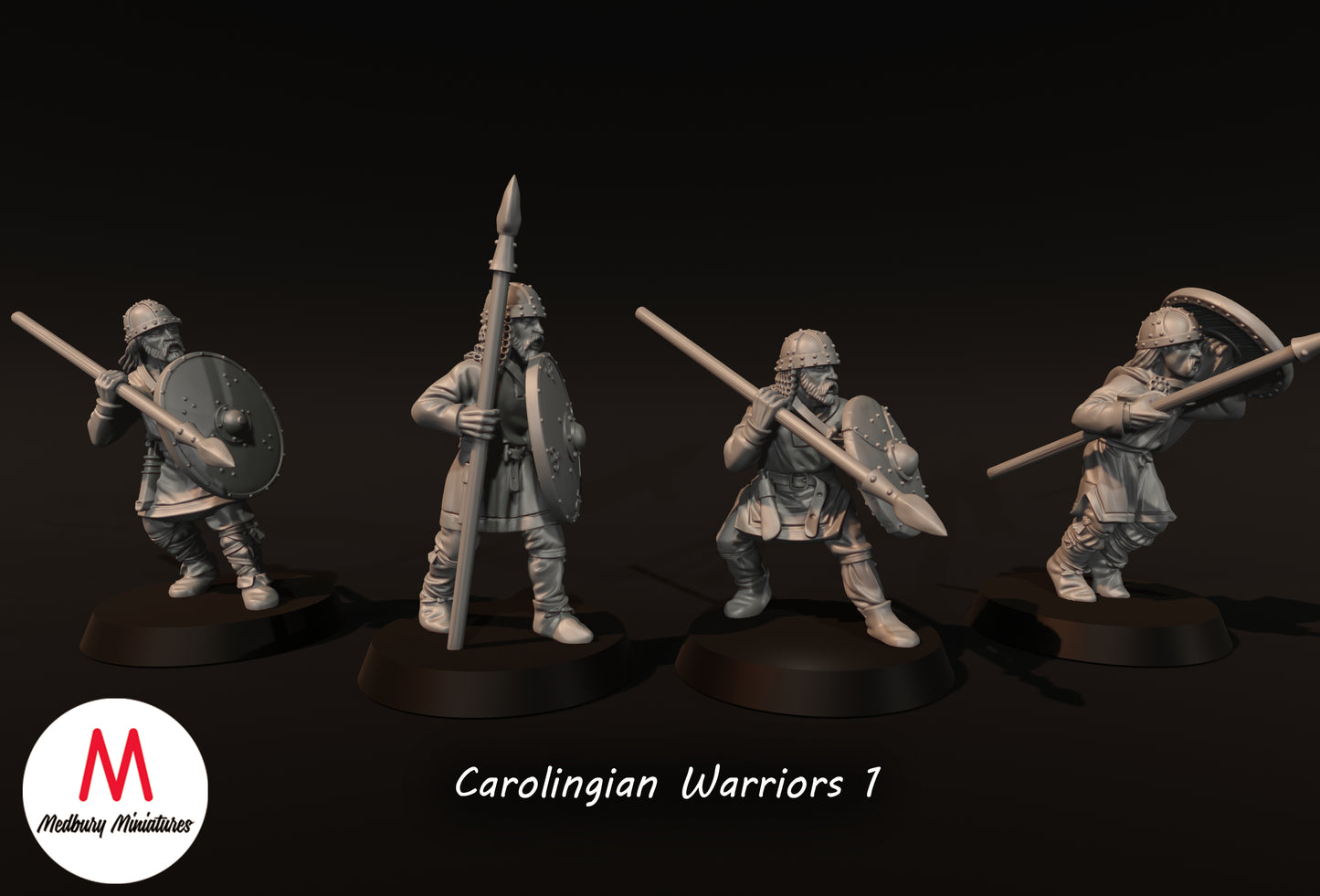 Guerriers Carolingiens 1 - Medbury Miniatures