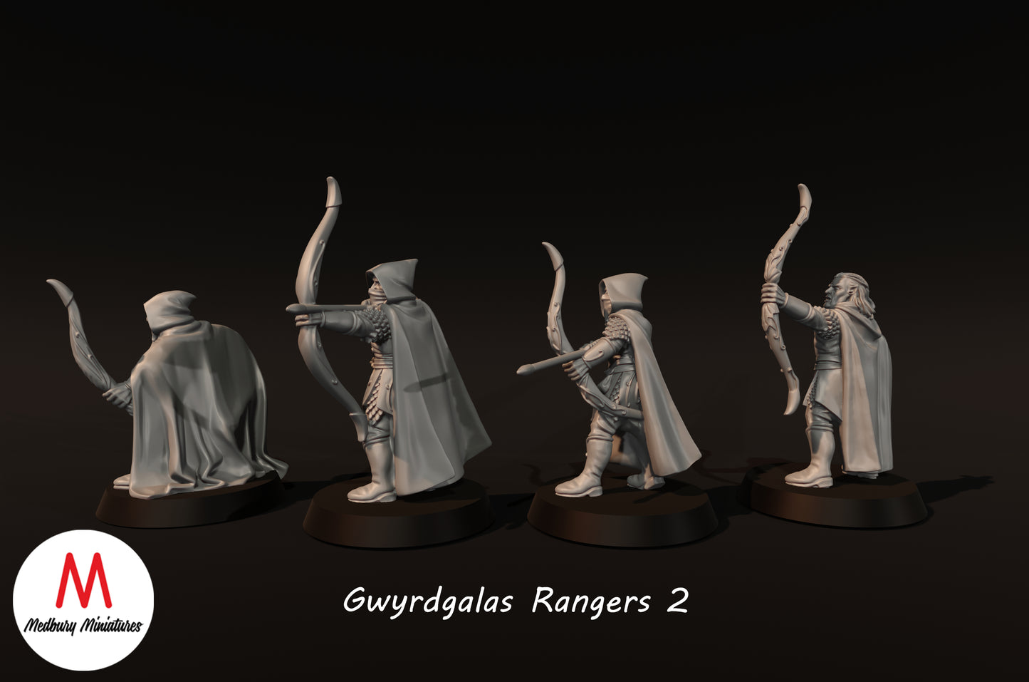 Gwyrdgalas Rangers 2 - Medbury Miniatures