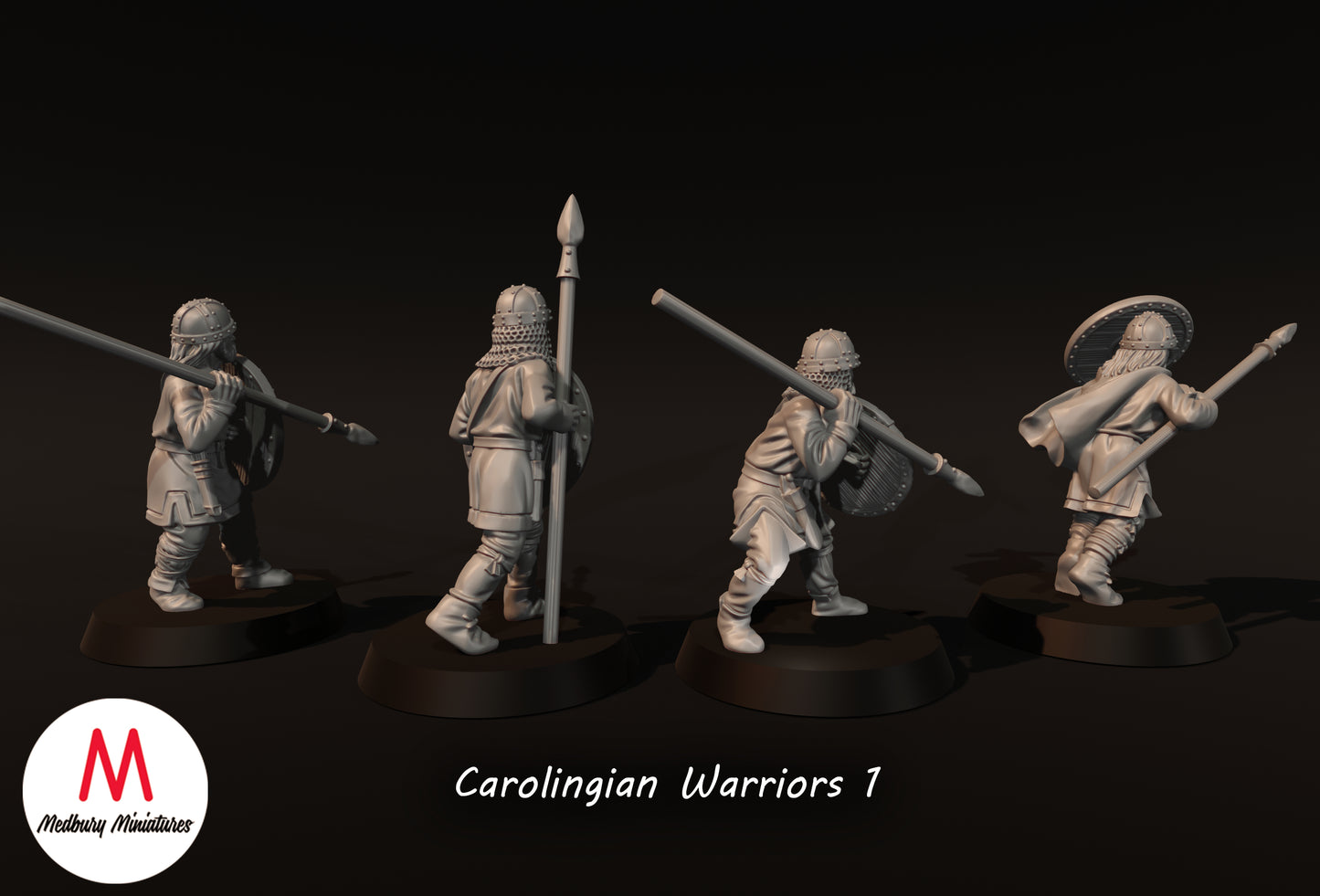 Guerriers Carolingiens 1 - Medbury Miniatures