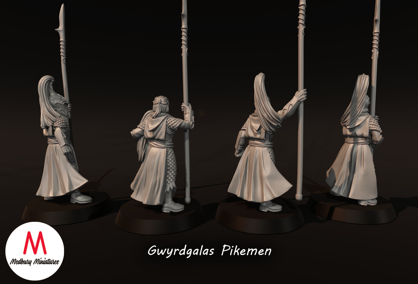 Gwyrdgalas Pikemen - Medbury Miniatures