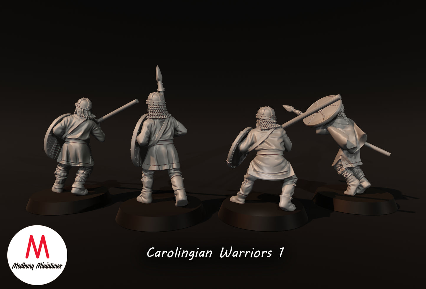 Guerriers Carolingiens 1 - Medbury Miniatures