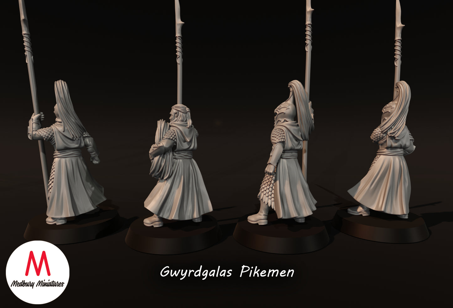 Gwyrdgalas Pikemen - Medbury Miniatures