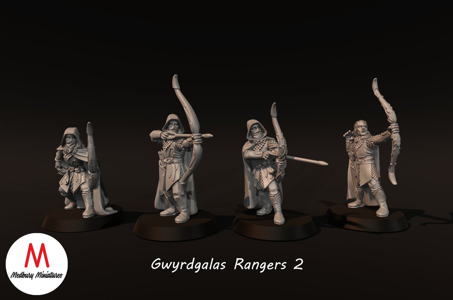 Gwyrdgalas Rangers 2 - Medbury Miniatures