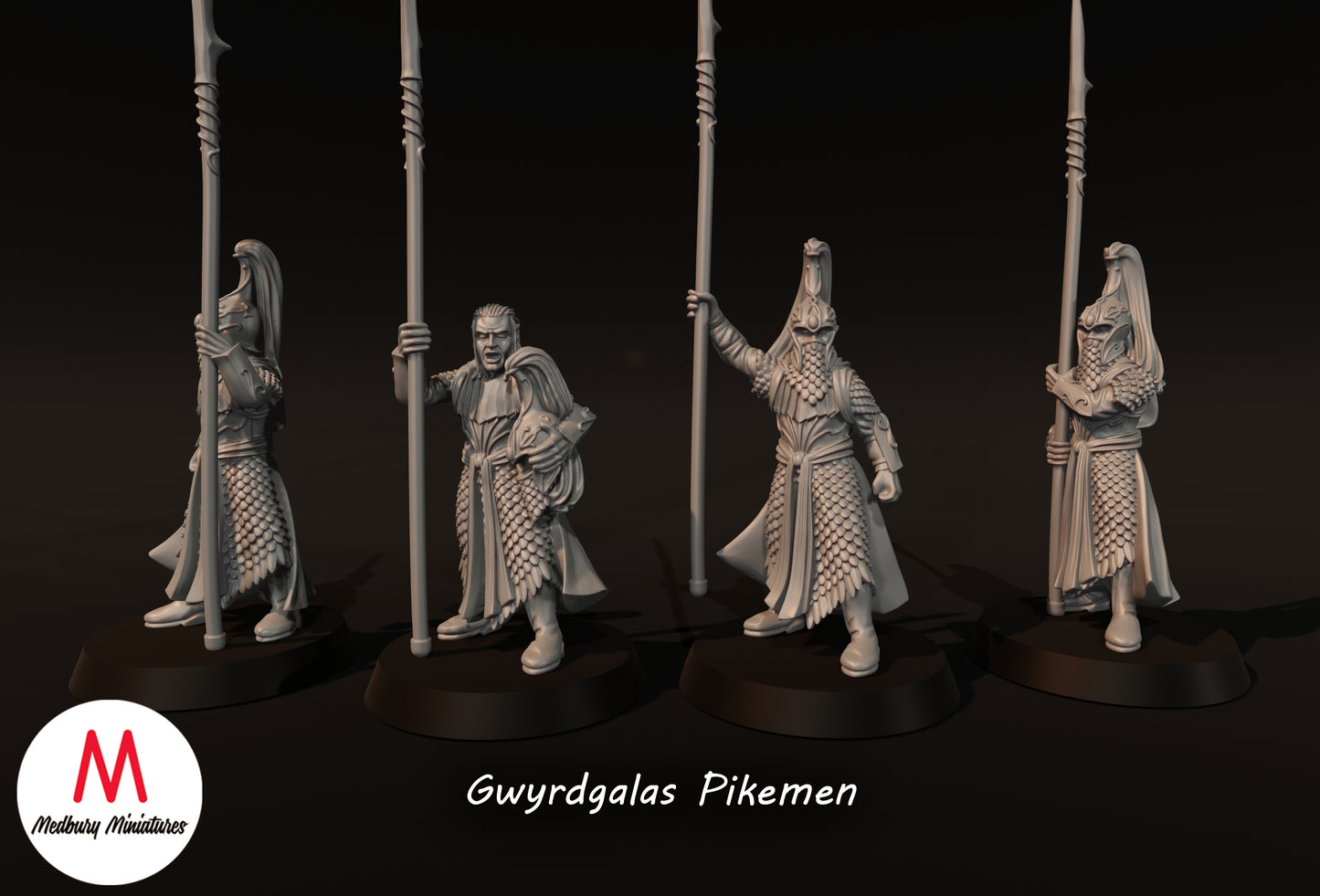 Gwyrdgalas Pikemen - Medbury Miniatures