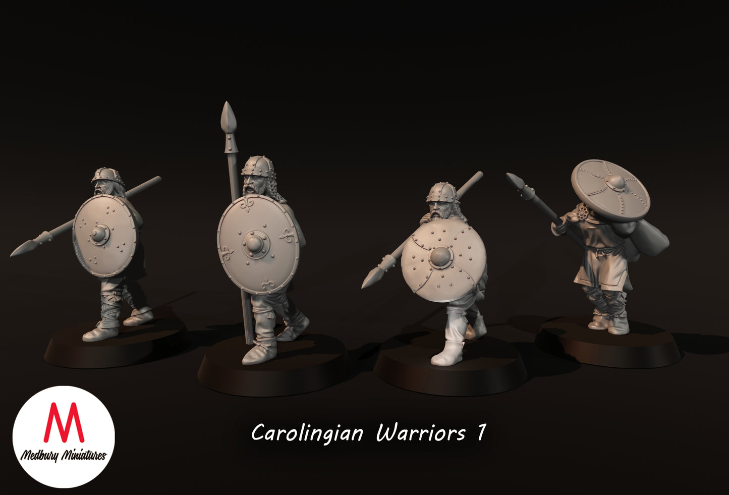 Guerriers Carolingiens 1 - Medbury Miniatures