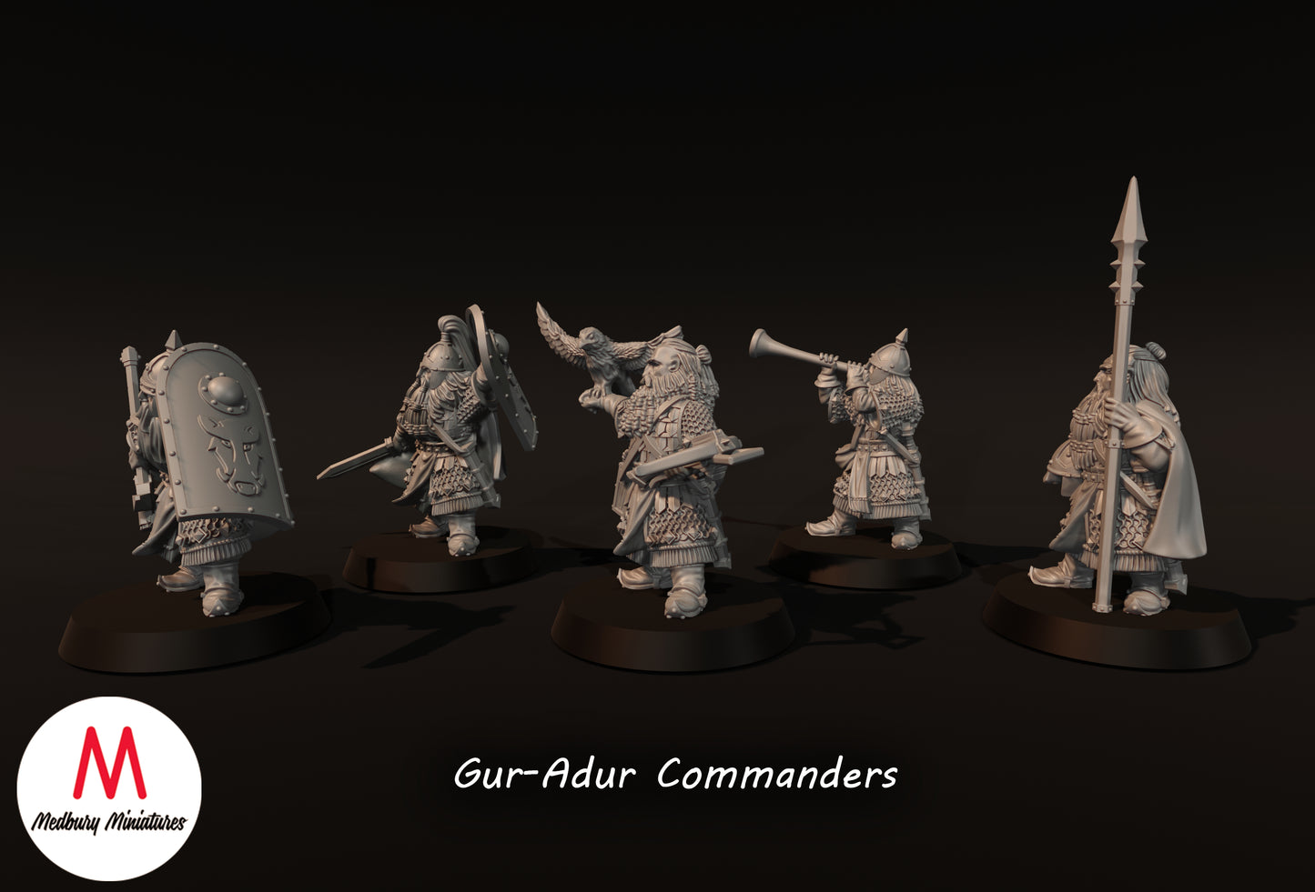 Gur-Adur Commanders - Medbury Miniatures