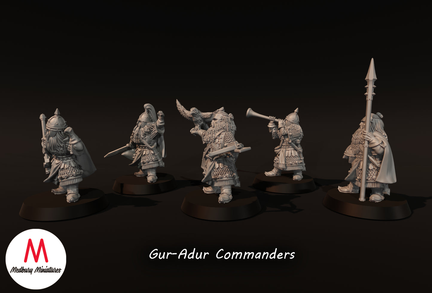 Gur-Adur Commanders - Medbury Miniatures