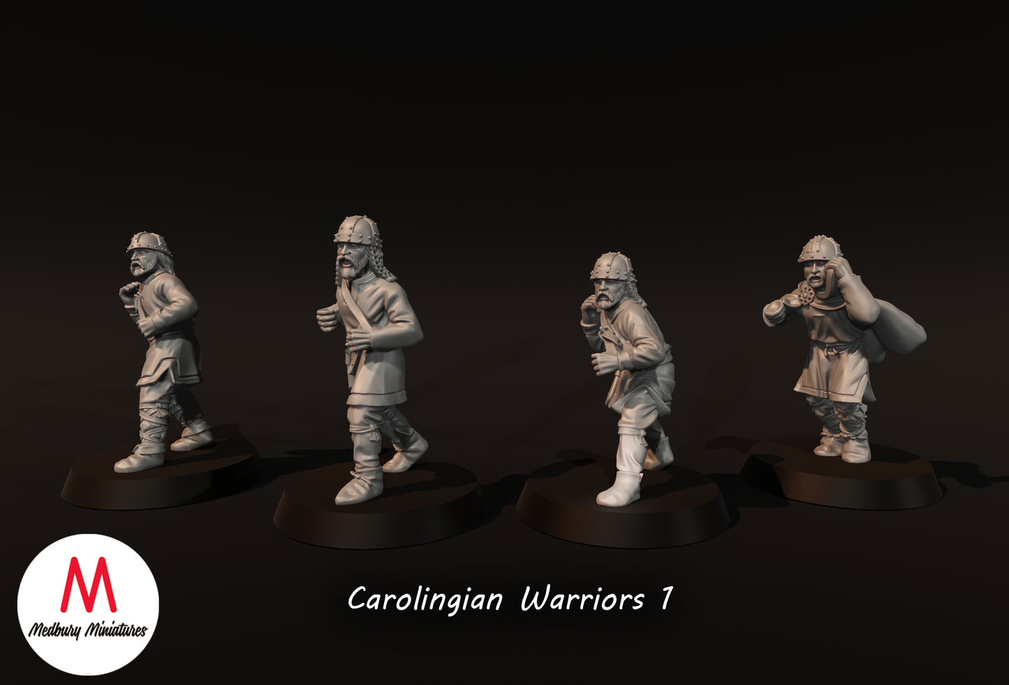 Guerriers Carolingiens 1 - Medbury Miniatures