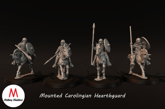 Mounted Carolingian Hearthguard - Medbury Miniatures