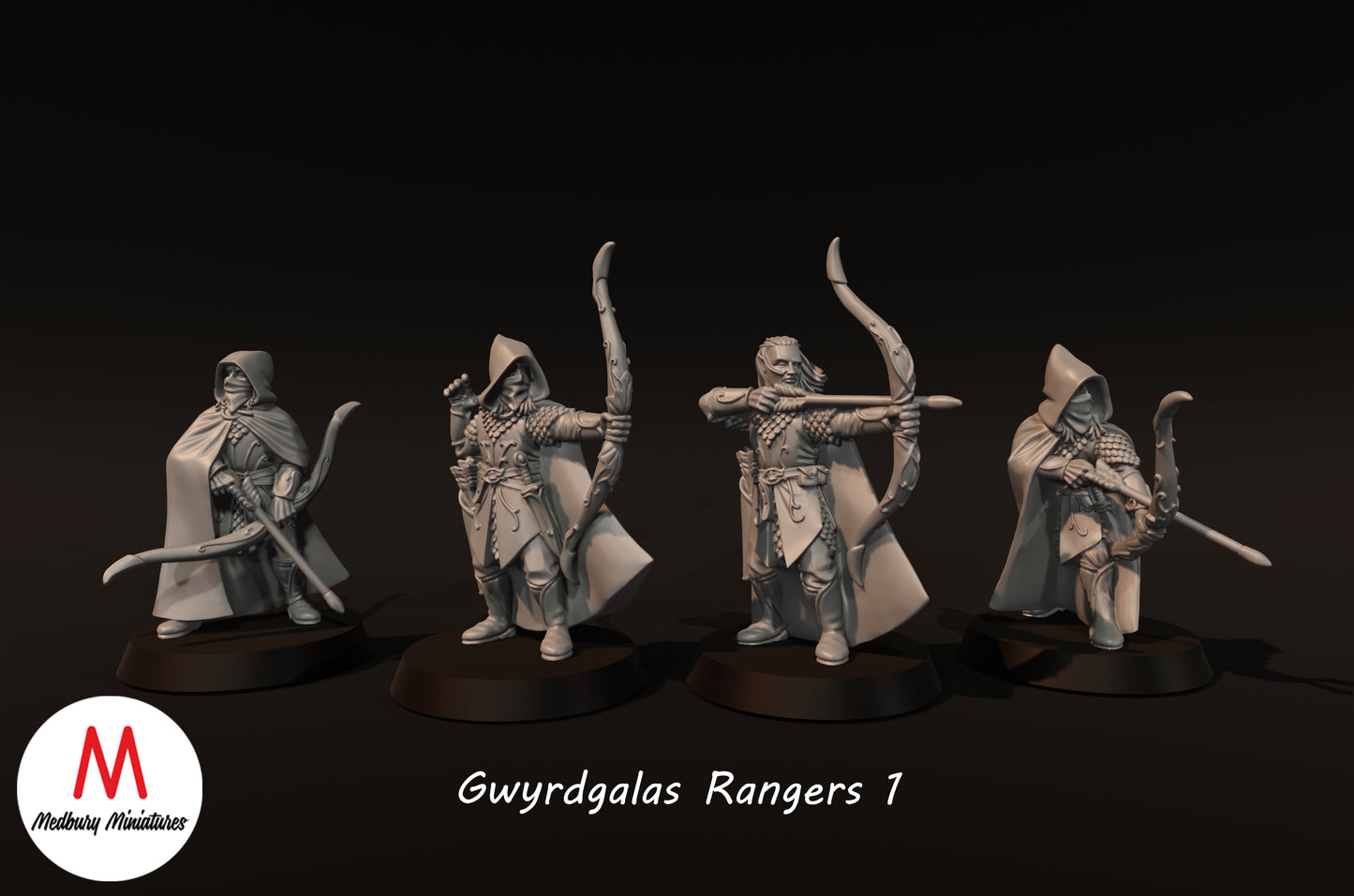 Gwyrdgalas Rangers 1 - Medbury Miniatures