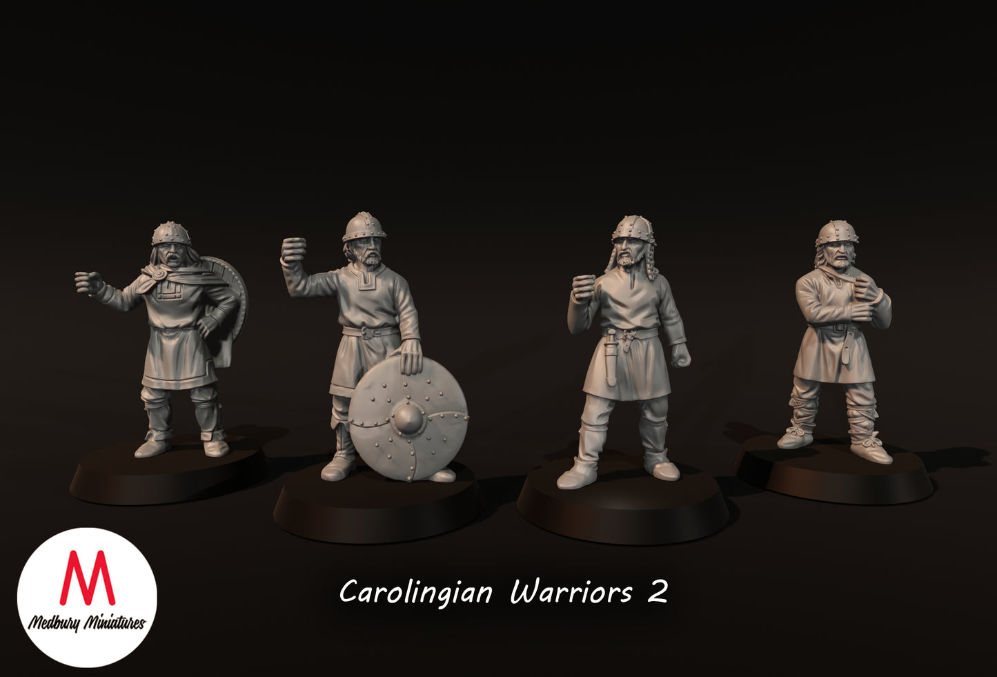 Guerriers Carolingiens 2 - Medbury Miniatures