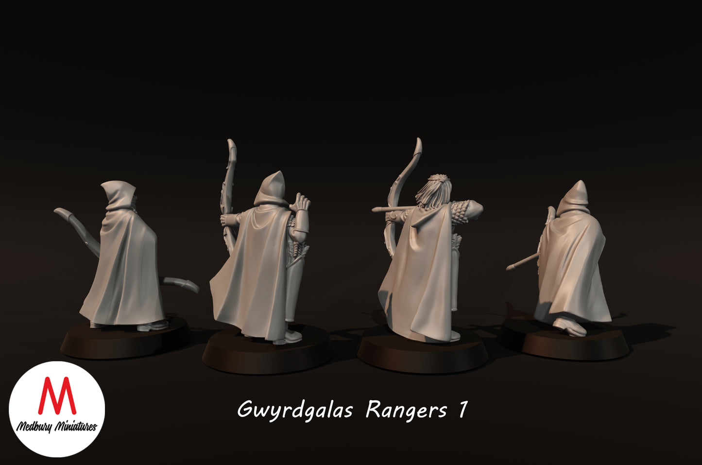 Gwyrdgalas Rangers 1 - Medbury Miniatures