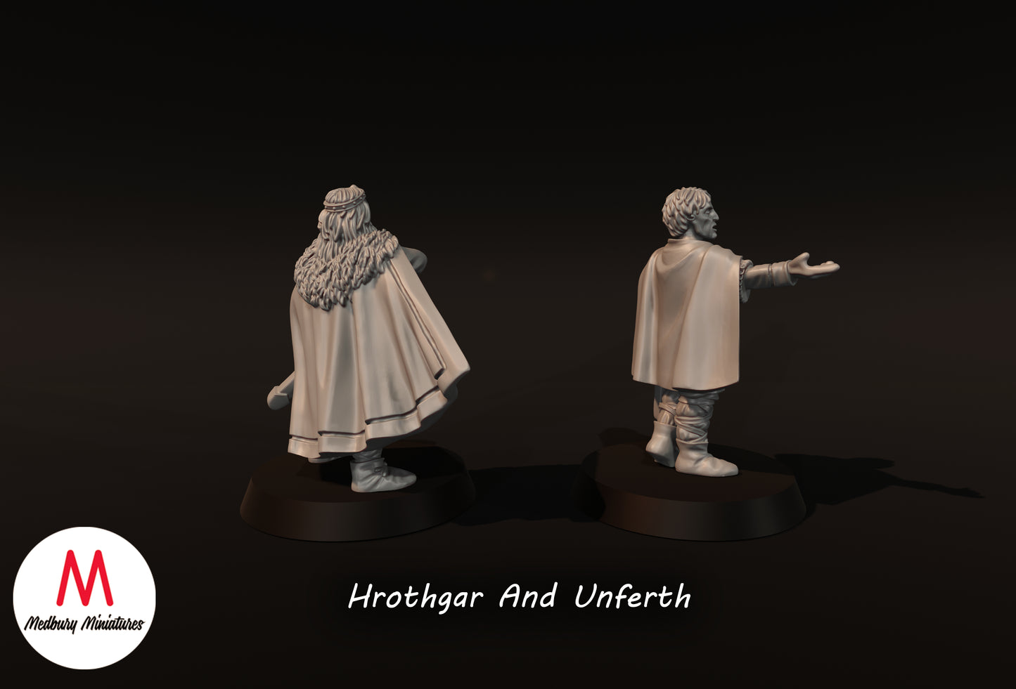 Hrothgar und Unferth - Medbury Miniatures