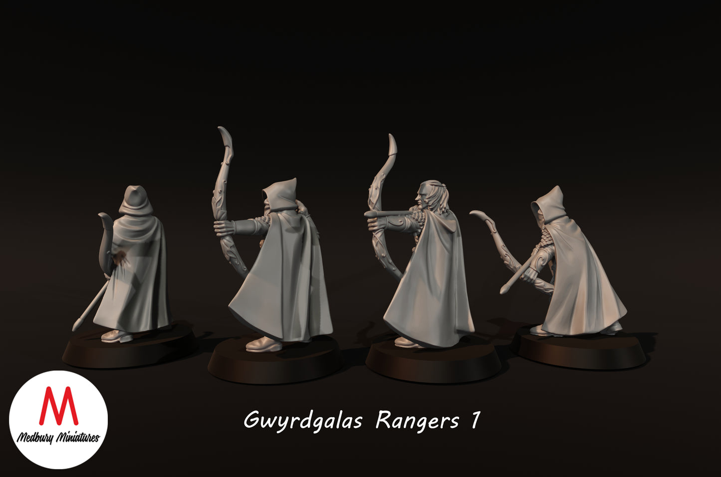 Gwyrdgalas Rangers 1 - Medbury Miniatures