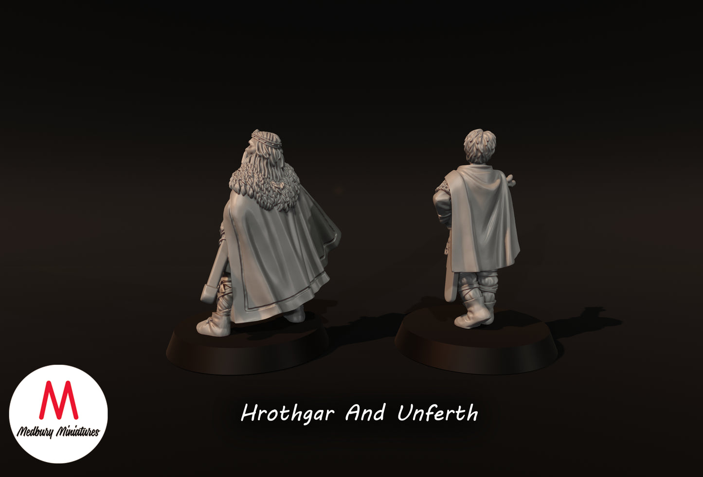 Hrothgar und Unferth - Medbury Miniatures