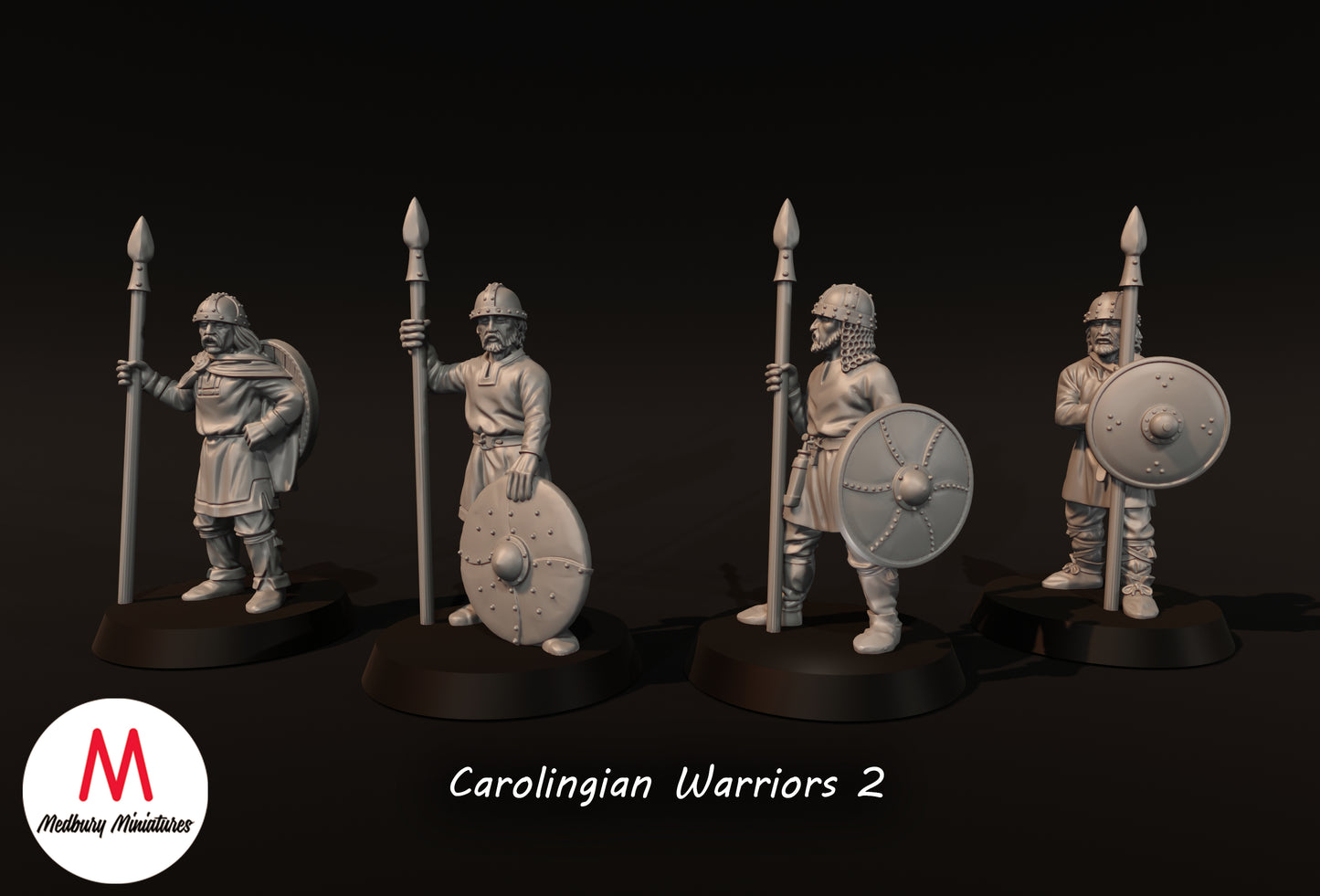 Karolingische Krieger 2 - Medbury Miniatures