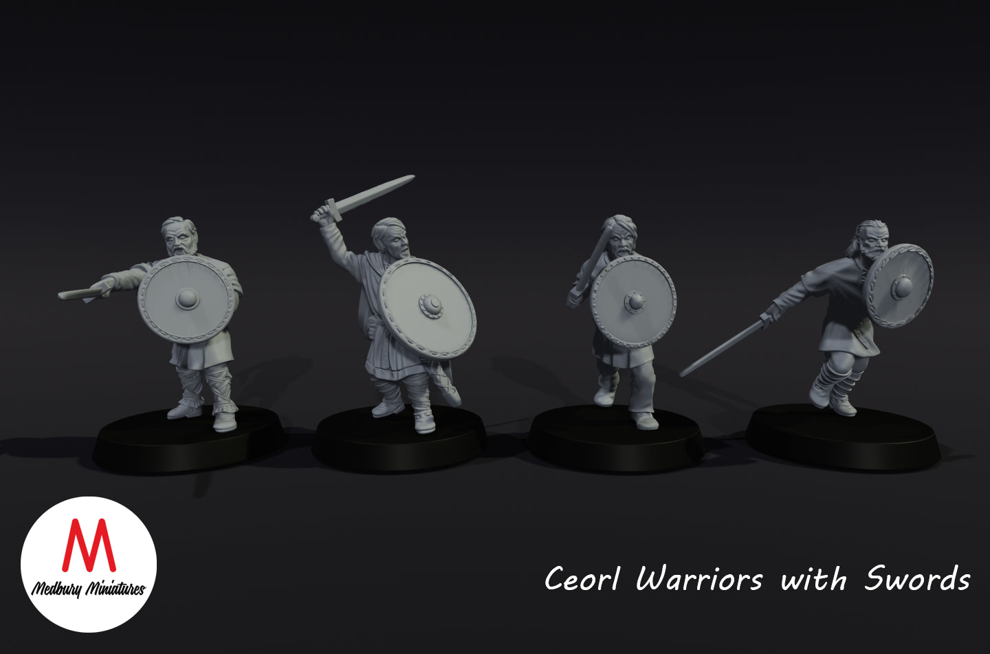 11th Century Ceorl Warriors with Swords - Medbury Miniatures – HammerLine