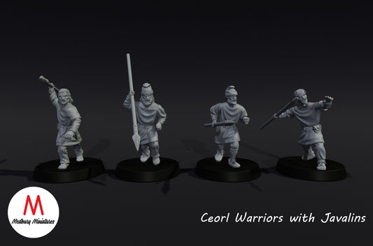 11th Century Ceorl Skirmishers - Medbury Miniatures