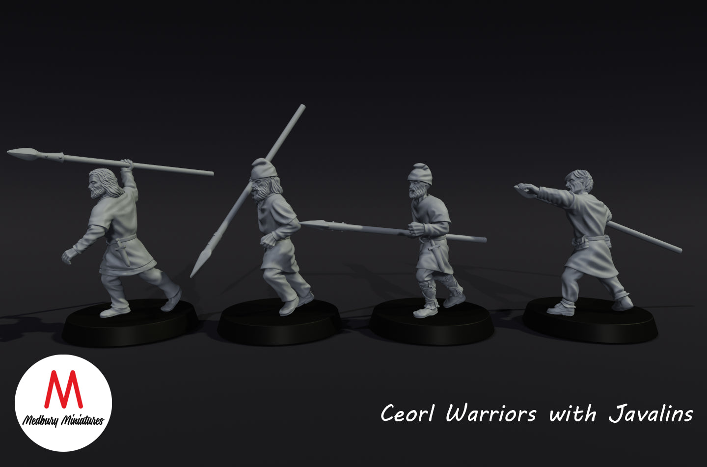 11th Century Ceorl Skirmishers - Medbury Miniatures