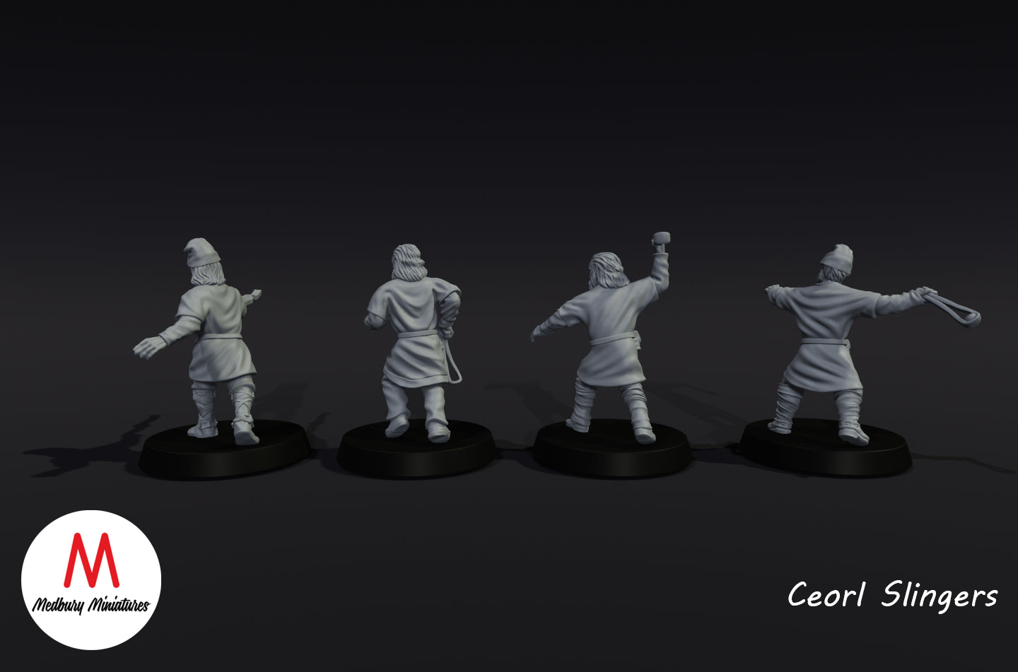 Ceorl-Schleuderer aus dem 11. Jahrhundert - Medbury Miniatures