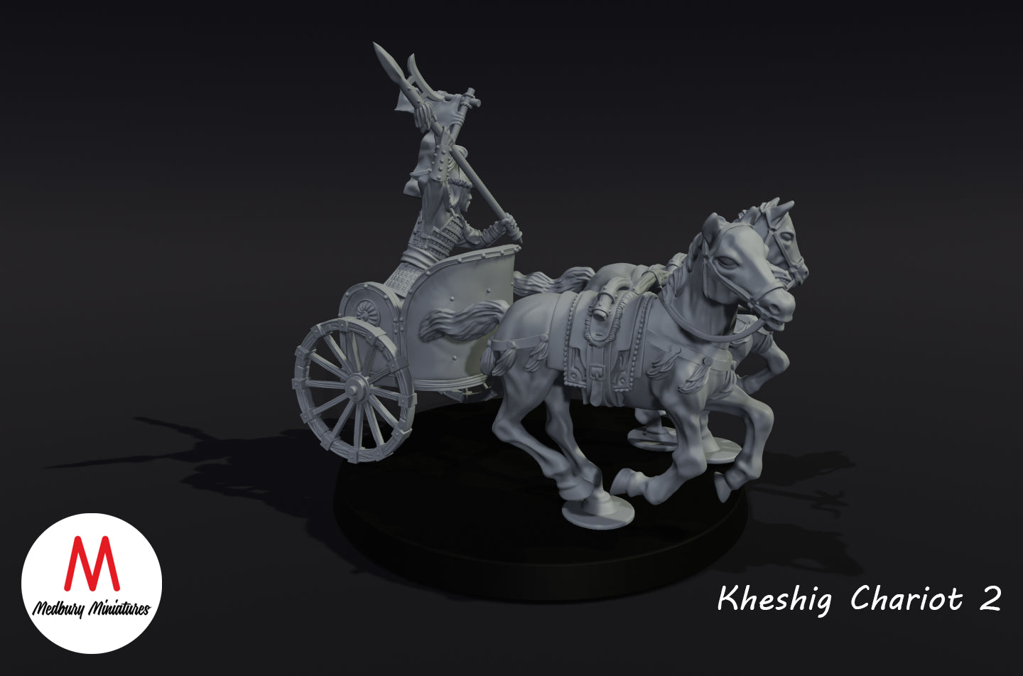 Kheshig-Streitwagen 3 - Medbury Miniatures