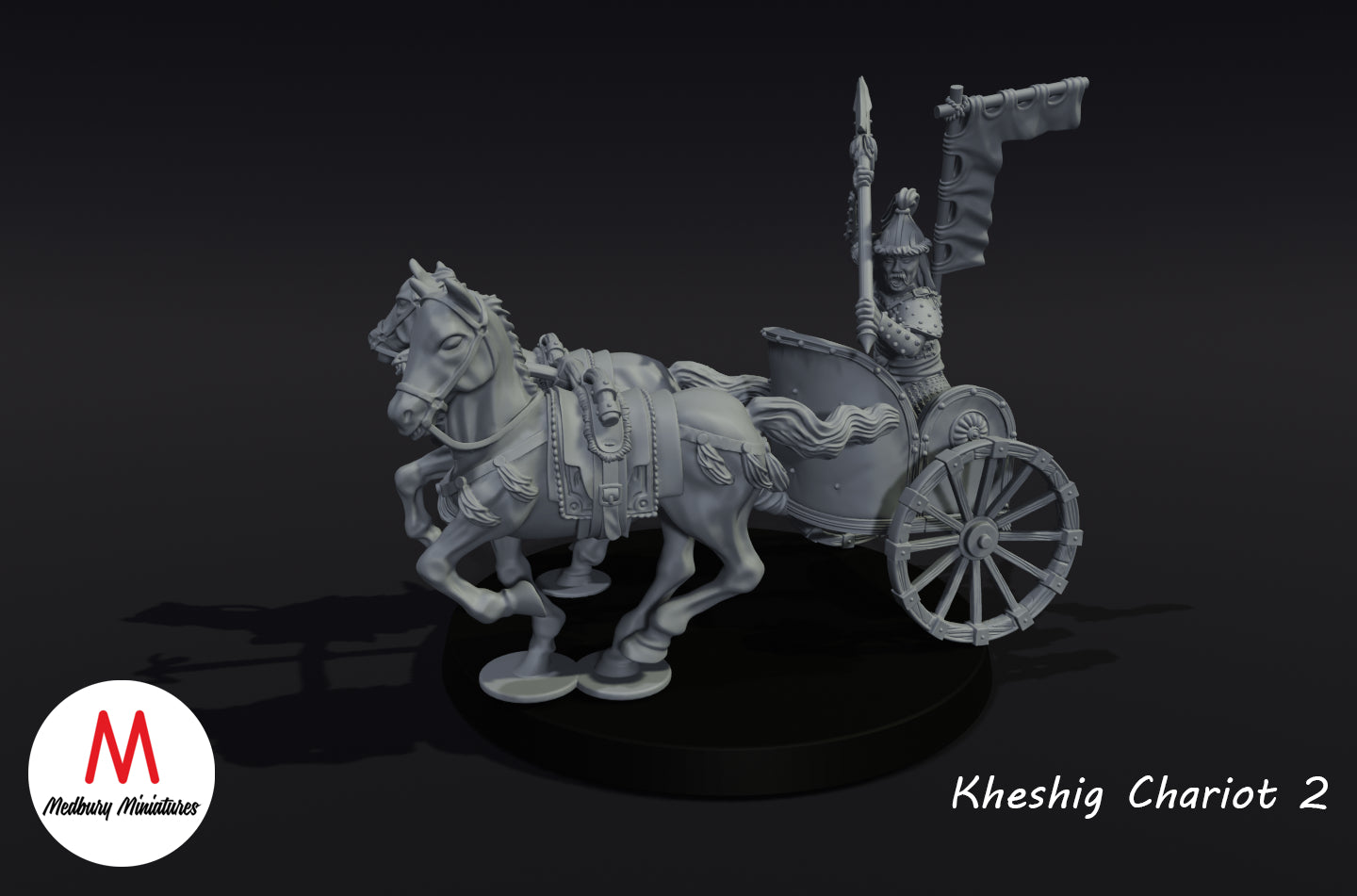 Kheshig-Streitwagen 3 - Medbury Miniatures