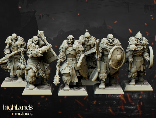 Undead Blackwatch Core Unit - Highlands Miniatures