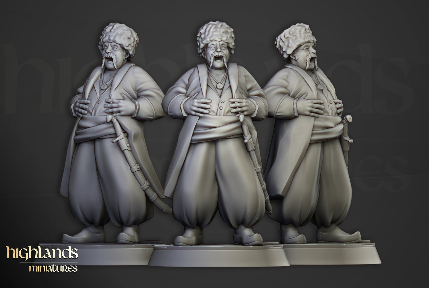 Cossack Leader - Highlands Miniatures